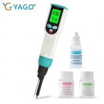 Misuratore PH digitale per alimenti con kit KCL Tester pH con sensore ad alta precisione con risoluzione 0,01 per carne, pasta, salsiccia, formaggio, cosmetici, terreno