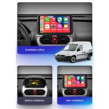 Für Opel Combo Corsa Tigra 2000-2011 Android 15 WIFI + 4G Auto Radio Multimedia Video Player Navigation GPS keine dvd 2 din 2di