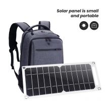 Caricatore Solare USB Flessibile 5V, Pannello Fotovoltaico Morbido, Caricabatterie di Emergenza per Esterni per Telefono Cellulare, Ventilatore, Power Bank - Indispensabile