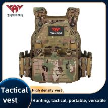YAKEDA Gilet tattico Caccia esterna Portapiatti Gilet protettivo regolabile Airsoft Carrier Attrezzatura da combattimento 6094 gilet