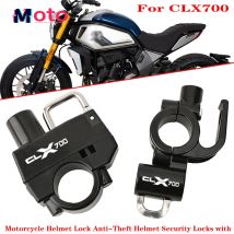 Nagelneu für CFMOTO CLX 700 CLX700 CL-X 700 2024 2023 2022. Empfohlenes Motorrad-CNC-Zubehör, Helmschloss, Diebstahlschutzhelm