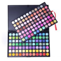 Make-up-Set, 120-Farben-Augen-Make-up, wasserfestes Make-up, nackte Lidschatten-Palette, glitzernder, mattierter, pigmentierter Puder, gepresster Lidschatten