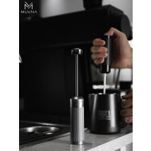Muvna New Electric Milk Frother Stick，Wireless batidor eléctrico ender for Barista latte art Accessories