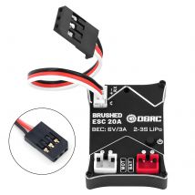 OGRC 20A Brushed Mini ESC für 1/24 Axial SCX24 RC Crawler Car Upgrade Teile