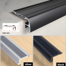 Treppenecke, LED-Aluminiumprofil, wasserdicht, rutschfest, Hintergrundbeleuchtung, harte Balkenleiste, Lichtstufe, diffuse Kanalabdeckung, lineare Lampe