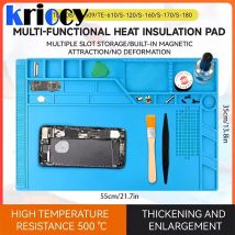 Adsorption Lötmatte Plattform Magnetische Isolierung Arbeitsmatte Hitzebeständige blaue BGA Lötstation Silikon Reparatur Pad