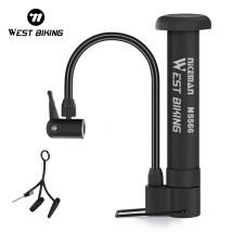 WEST BIKING MTB pompka rowerowa 80 PSI ręczna pompka rowerowa pompka do opon balonowych Schrader zawór pompa podłogowa akcesoria rowerowe