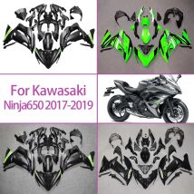 Zestaw owiewek Kawasaki Ninja650 roczniki 2017 2018 2019, formowane wtryskowo, części 17 18 19 Ninja 650, niestandardowe grafiki, zestaw owiewek.
