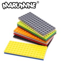Marumine 10pcs 6x14 Grundplatte 3456 klassische Moc Ziegel Grundplatte Teile Bausteine Montage DIY Zubehör