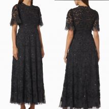 Maßgeschneidertes Promi-Abendkleid, lässig, Spitzenapplikation, Pailletten, gerüscht, A-Linie, hoher Kragen, maßgeschneidertes Anlasskleid, Midi-Kleider