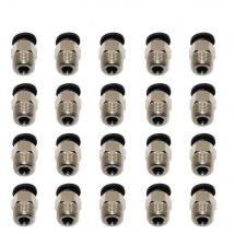 PC4-M10 männlicher gerader pneumatischer PTFE-Schlauch zum Einstecken, Schnellanschluss für E3D V6 Fern-Bowden-Extruder, 3D-Drucker