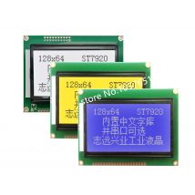 128x64 ST7920 LCD-Anzeigemodul 3,3V oder 5V STN Grün Blau 20pin SPI 12864B-V2.0