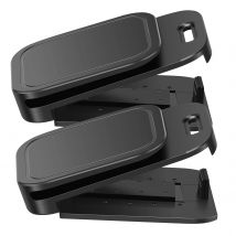 2Pcs Auto Sicherheitsgurt Teller Kunststoff Wasserdichte Auto Sicherheitsgurt Regler Einfach zu Installieren Sicherheitsgurt Einstellgerät Auto Sichere Befestigung