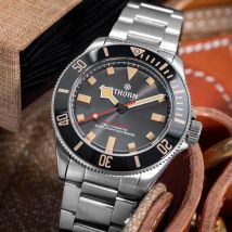 THORN 39mm Titan Uhr Männer Hommage Vintage PT5000 Bewegung Automatische Saphirglas C3 Super Leuchtende 200M Wasserdichte Uhr