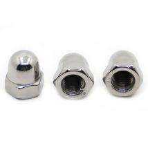 M3 M4 M5 M6 M8 M10 M12 M14 M16 304 Edelstahl Kappenmuttern Dekorative Abdeckung Halbkreis Eichelmutter DIN1587
