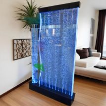 Anpassung. Hochzeitsdekoration, farbwechselnde LED, leuchtender Acryl-Wasserblasen-Wandhintergrund mit Baum