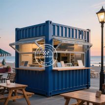 Luxus vorgefertigte Häuser Container Haus Outdoor Häuser Kaffee Kiosk Container Shop Container Restaurant Café Kaffee