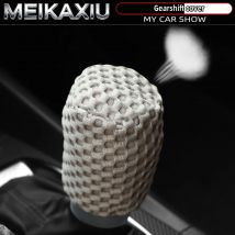 3D Breathable Mesh Car Gearshift Lever Cover Handgrip Gear Shift Cover Car Decoration Suitable for All Seasons