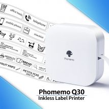 Phomemo Q30 Q31 Drahtloser Etikettendrucker, Taschen-Handetikettendrucker, Papieraufkleber, Preisschild-Aufkleber, Drucker, ähnlich wie D110