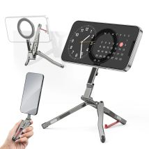 2025 Magnetisches Stativ mit zaunmontiertem Kaltschuh-Telefonhalter, Schreibtischständer für Magsafe iPhone 16 15 14 13 12 Pro/Pro Max Android