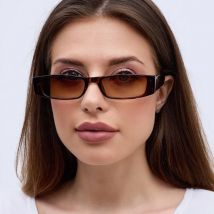 Radfahren 2 stücke Mode Schmale Rahmen Quadrat Sonnenbrille Frauen Casual Marke Design Schwarz Objektiv Sonnenbrille Für Weibliche Gläser UV400