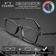 CLLOIO Occhiali da vista unisex ultraleggeri Anti Blue Ray Occhiali da lettura miopia fotocromatici Occhiali polarizzati progressivi