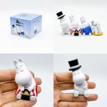 Mumin Family & Friends Schulterfreund-Feige, Teil 2, Ninny Mystery Blind Box, Geschenke, Spielzeugmodell, Anime-Figur, zum Sammeln von Ornamenten