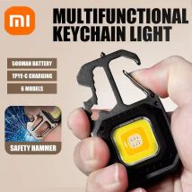 Xiaomi Mijia Mini-Schlüsselanhänger, Arbeitsleuchte, Batterieanzeige, wiederaufladbar, hohe Lumen, tragbares LED-Licht, Mini-Schlüsselanhänger-Licht, Taschenlampe