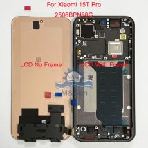 6.83" Original AMOLED For Xiaomi 15T 25069PTEBG LCD Screen Display Frame+Touch  6.83" For Xiaomi 15T Pro 2506BPN68G LCD Frame