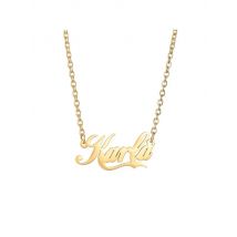 Customized Large-sized Pendant Necklace Overbearing Thick Cuban Chain Hip Hop Personalization Name Necklace Fashion Jewelry