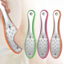 1PC Double-sided Stainless Steel Foot Rasp Sharpener Pedicure Tool Manual Foot File Callus Dead Skin Remover Foot Care Tools