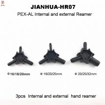 Escariador manual 3 uds 16/18/20mm 16/20/25mm 20/25/32mm PEX-AL escariador interno y externo conector calibrador PPR para tubería de plomería