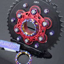 Fehlerfreie gr5 titan hinterachse mutter m48x0.5 pitch für ducati street fighter panigale v2 v4