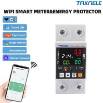 63a Tuya App Wifi Smart Circuit Erdschluss über Unter spannungs schutz Relais Gerät Schalter Leistungs schalter Energie kWh Meter