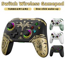 Gamepad wireless per controller Pro Switch Elite BT per Nintendo Switch OLED/Lite Joyestick per PC/Steam Deck con 6 assi