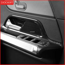 Für Mercedes Benz GLB GLA EQA EQB Klasse X247 H247 AMG CarbonFiber Innentür Armlehne Griff Schüssel Rahmen Trim Innen Zubehör