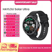 HAYLOU Solar Ultra GPS Smartwatch Display AMOLED da 1,6” Impermeabile 5ATM GPS Integrato Chiamate Bluetooth Orologio Intelligente Sportivo