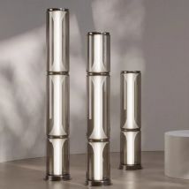 Lámpara de pie de cristal nórdica, minimalismo, sala de estar, sala de exposiciones, decoración, diseño de luz de pie, iluminación interior, lámparas de noche para dormitorio