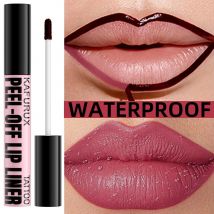 7 colori impermeabile staccare macchia per labbra rivela lunga durata rosa rosso tinta per labbra a prova di trasferimento naturale smalto per labbra regali per il trucco