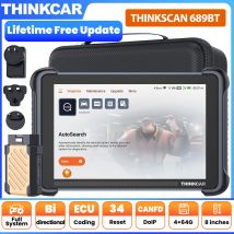 Aggiornamento gratuito a vita THINKCAR THINKSCAN 689BT Strumento diagnostico OBD2 DOIP CANFD Codifica ECU bidirezionale 34 Reset