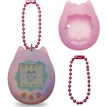 Silicone Protective  Cover Case and Screen Protector and color chain  Replacement for Tamagotchi Original Digital Pet