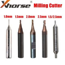 Fresa da 1.0mm 1.5mm 2.0mm 2.5mm1.5/2.5mm per Xhorse CONDOR XC-MINI, Dolphin XP005 XP005L XP007 Macchina da taglio chiave