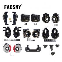 Messing Schwarz Gegengewicht Portal Achse C-Hub Für 1/10 TRX4 TRX6 RC Crawler Auto Upgrade Teile