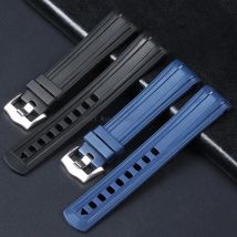 20mm gebogenes Ende Silikon armband Männer Frauen Gummi Smart Armband weiches Armband wasserdichtes Sporta rmband für Omega Semi aster