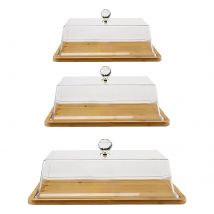 Cake Stand with Glass Cover Pastry Display Dessert Tray Transparent Cake Cover for Holiday Party Dessert Shops Cakes Cookies