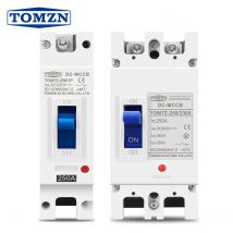 TOMZN Interruttore automatico scatolato solare MCCB Protezione da sovraccarico Interruttore di protezione per solare fotovoltaico PV 1P 2P