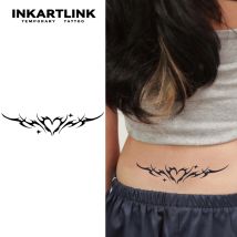 Tatuaggio temporaneo Love Heart, dura fino a 15 giorni Adesivo semipermanente impermeabile magico della nuova tecnologia, per la festa delle donne.