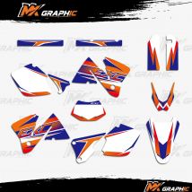For KTM EXC 2001-2002 125 200 250 300 380 400 520 GRAPHICS KIT DECO DECALS STICKERS