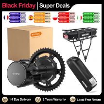 Motore centrale Bafang BBS02B da 750 W con batteria opzionale da 48 V e display DPC080 Motore centrale Kit di conversione bici elettrica con protocollo CAN