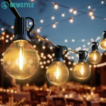 220V/110V EU/Us-stecker LED G40 Lichterketten E12 Basis Bruchsicher Whaterproof Outdoor Garten Lichterketten für Weihnachten Dekor
